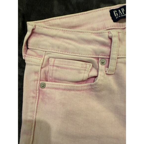 Gap Jeans Womens 4x27XL Pink Universal Legging High Rise Stretch Denim Pants - Picture 5 of 14